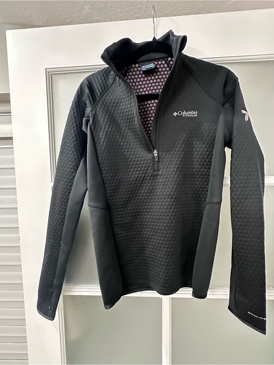 Columbia Jackets & Blazers - Columbia Titanium Women’s XS Black Omni-Heat Half Zip Thermal Pullover